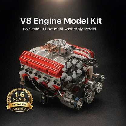 🎉Last Day Promotion 50% OFF + FREESHIPPING🔥 - Gasoline OHV V8 Small-block Engine Model Kits